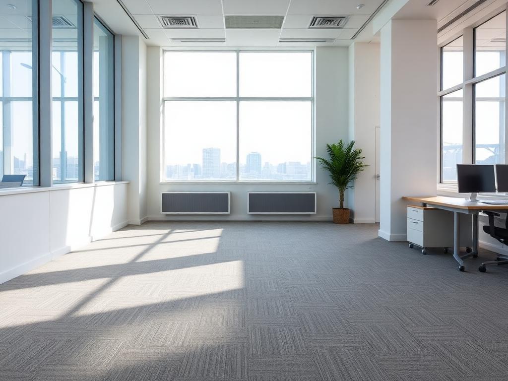 a clean empty office after end of lease cleaning