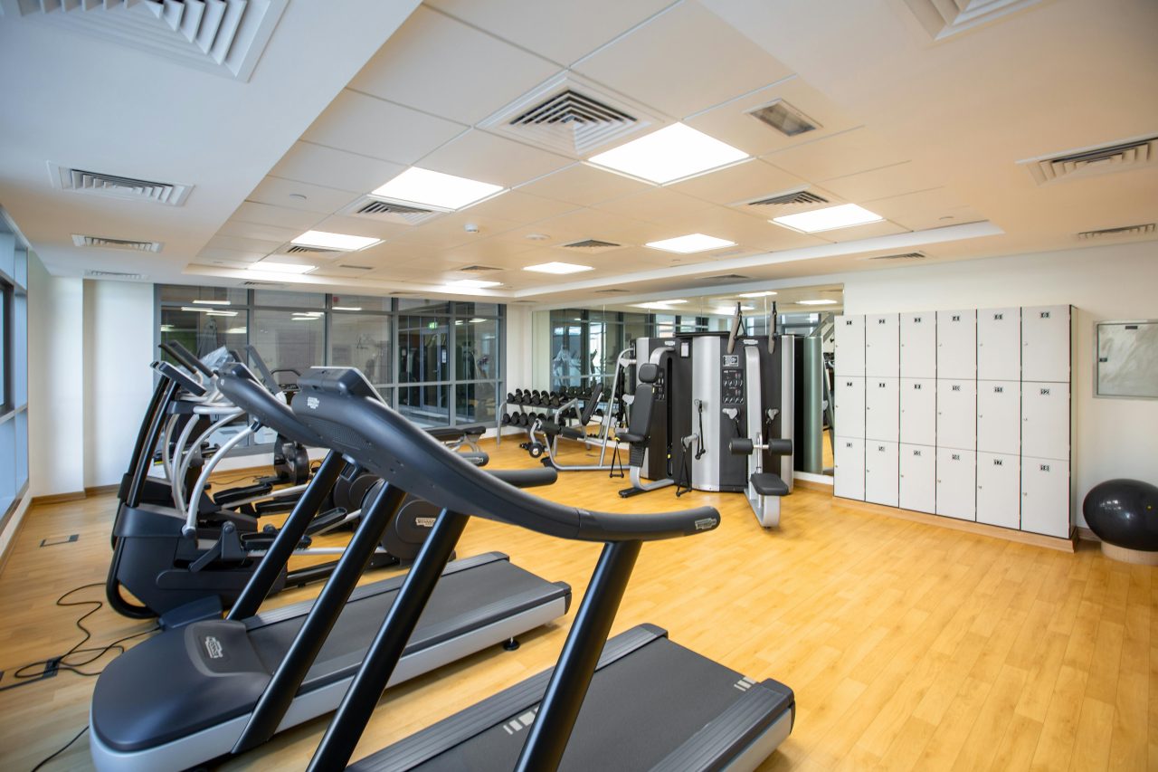 A clean strata gym facility