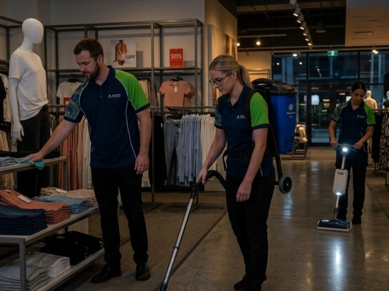 Associated Cleaning providing after hours shopping mall cleaning services