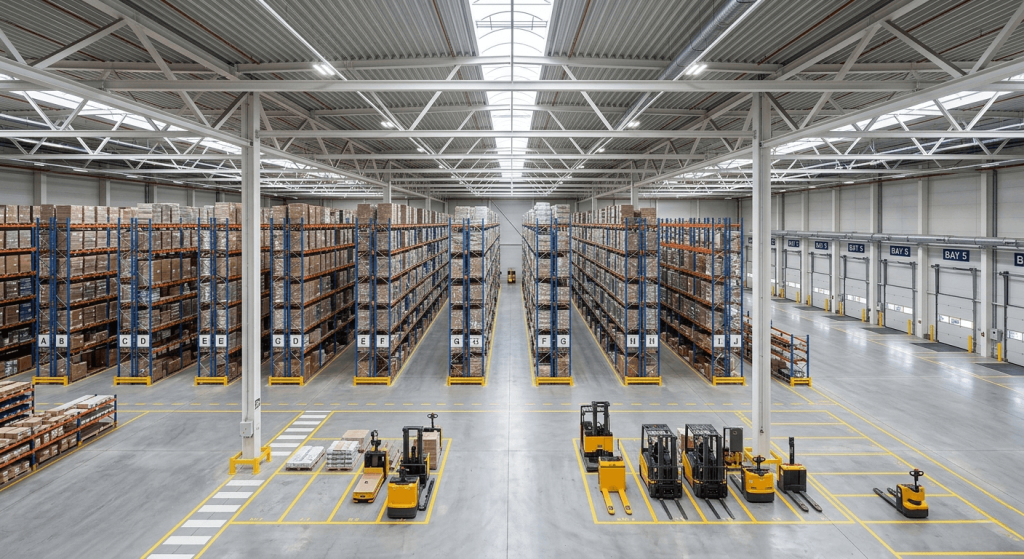 Wideshot of a industrial facility