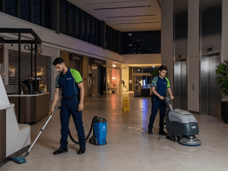 Providing professional shopping centre cleaning