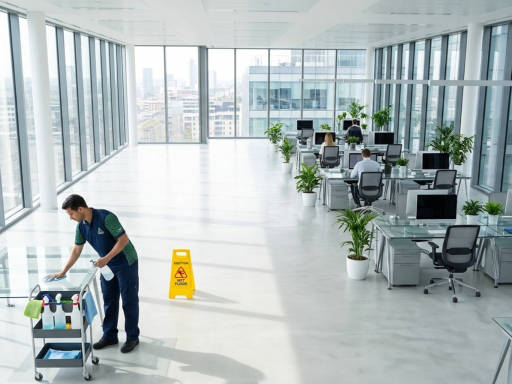What ISO certified cleaning contractor looks like