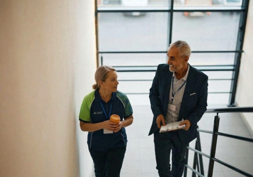 Facility Manager conducting a WHS Walkthrough