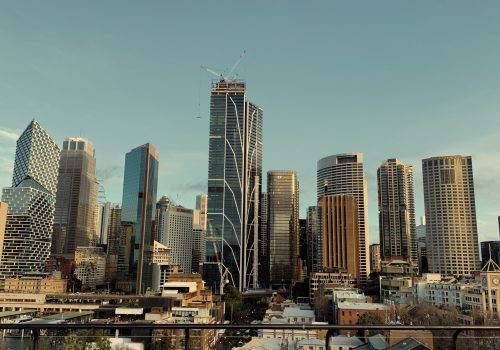 Australia office building skyline